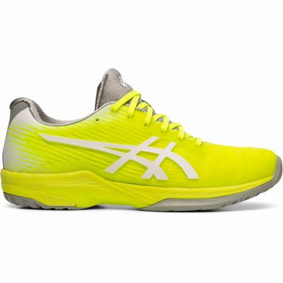 Női Asics Solution Speed FF Teniszcipő AS9031624 Sárga/Fehér